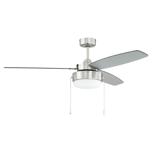 Craftmade Lighting Intrepid 52-Inch LED Fan in Brushed Nickel by Craftmade Lighting INT52BNK3