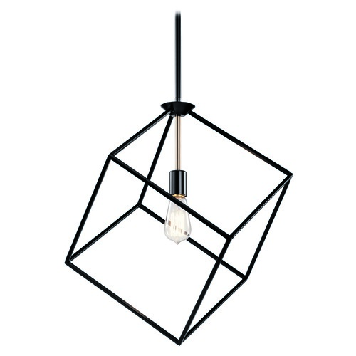 Kichler Lighting Cartone 17-Inch Black Chandelier by Kichler Lighting 42525BK