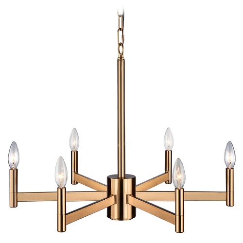 Matteo Lighting Euryale Aged Gold Chandelier by Matteo Lighting C52606AG