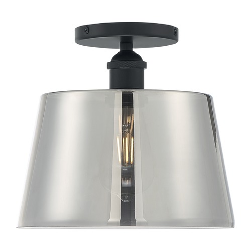 Motif Black Semi-Flush Mount by Satco Lighting