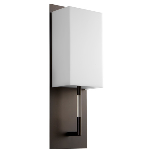 Epoch LED Acrylic Wall Sconce in Oiled Bronze by Oxygen Lighting