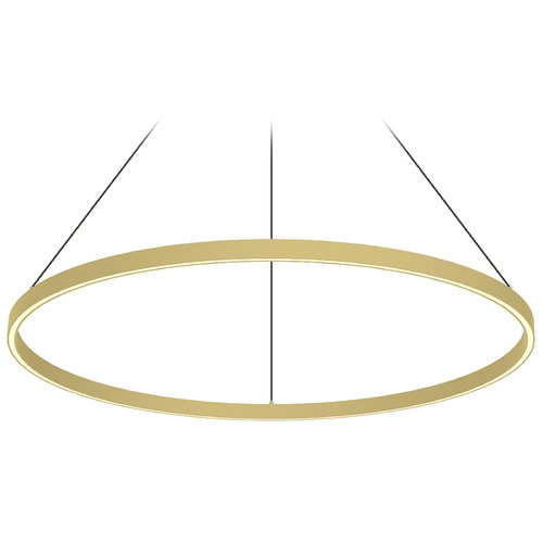 Kuzco Lighting Cerchio Brushed Gold LED Pendant by Kuzco Lighting PD87736-BG