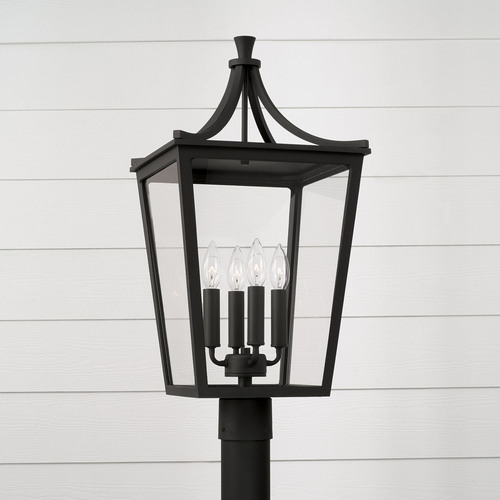 Adair 25-Inch Outdoor Post Lantern in Black by Capital Lighting