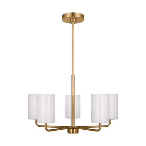 Generation Lighting Rhett Medium Chandelier in Satin Bronze by Generation Lighting GLC1015SB