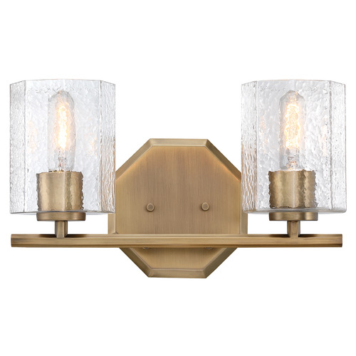 Designers Fountain Haven Old Satin Brass Bathroom Light