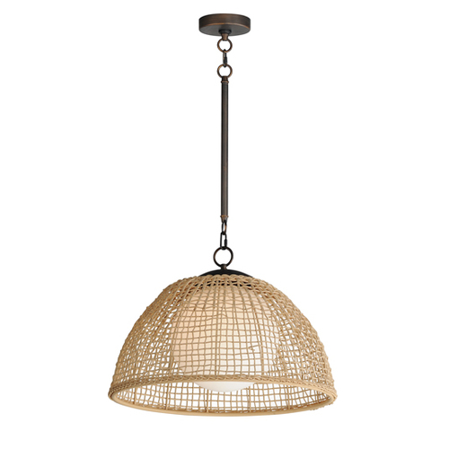 Cestino 21-Inch Pendant in Antique Bronze by Maxim Lighting