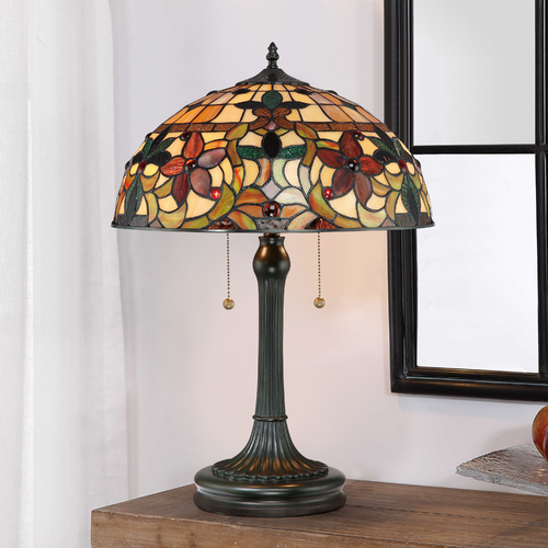 Kami Table Lamp in Vintage Bronze by Quoizel Lighting