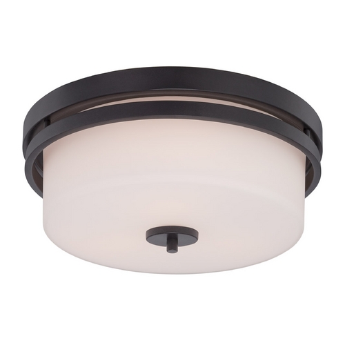Flush Mount in Aged Bronze by Nuvo Lighting