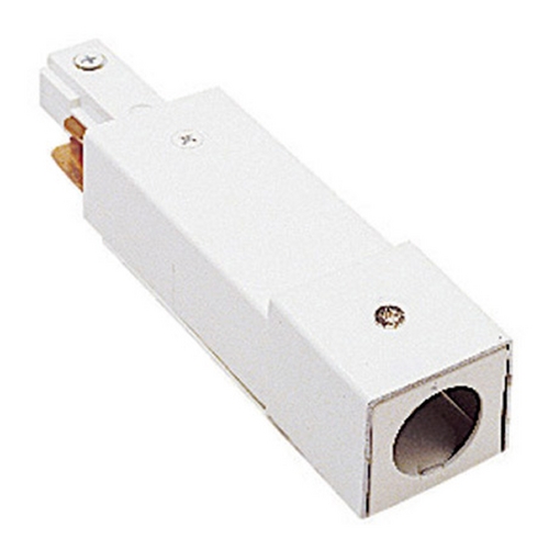 WAC Lighting WAC Lighting White J Track 2-Circuit Bx Live End Connector J2-BXLE-WT