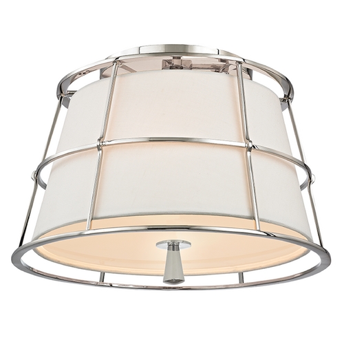 Savona Polished Nickel Semi-Flush Mount by Hudson Valley Lighting