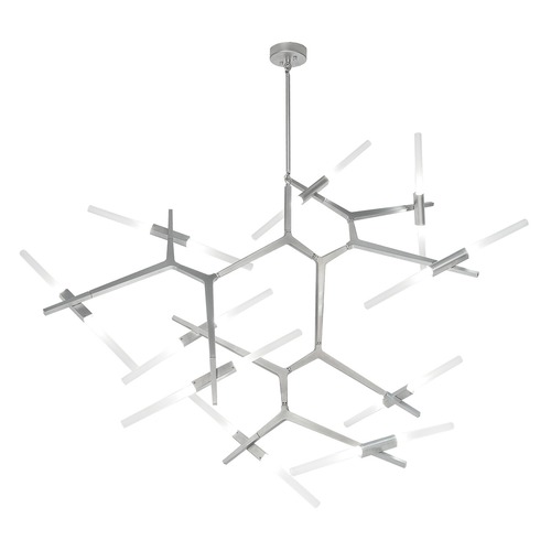 San Vicente Brushed Chrome 20-Light LED Chandelier by Avenue Lighting