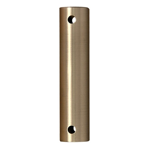 Fanimation Fans Showroom Collection Steel 12-Inch Downrod in Brushed Stain Brass DR1-12BS