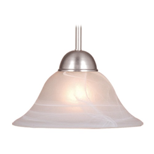 Vaxcel Lighting Da Vinci Brushed Nickel Mini Pendant by Vaxcel Lighting PD5024BN