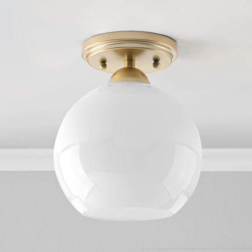 Progress Lighting Carisa Vintage Gold Semi-Flush Mount by Progress Lighting P350075-078