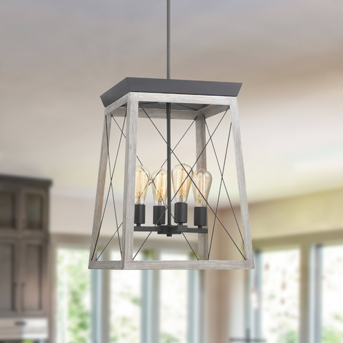 Progress Lighting Briarwood Graphite Pendant by Progress Lighting P500178-143