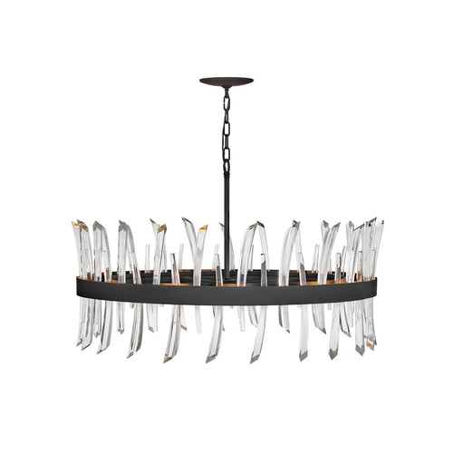 Fredrick Ramond Revel 36.25-Inch Chandelier in Black by Fredrick Ramond FR30905BLK