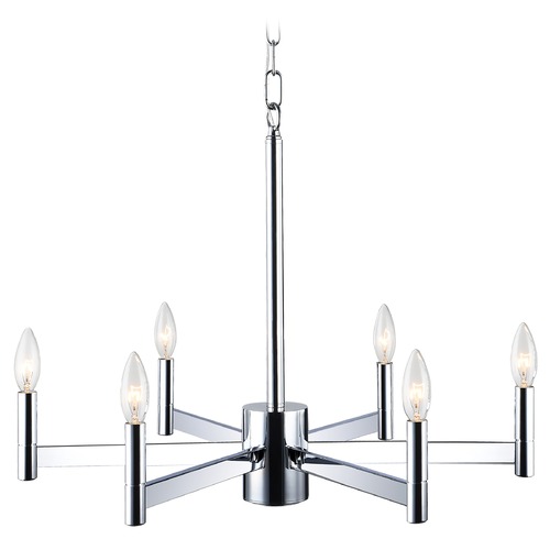 Matteo Lighting Euryale Chrome Chandelier by Matteo Lighting C52606CH