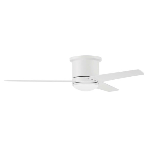Cole 52-Inch White LED Ceiling Fan by Craftmade Lighting