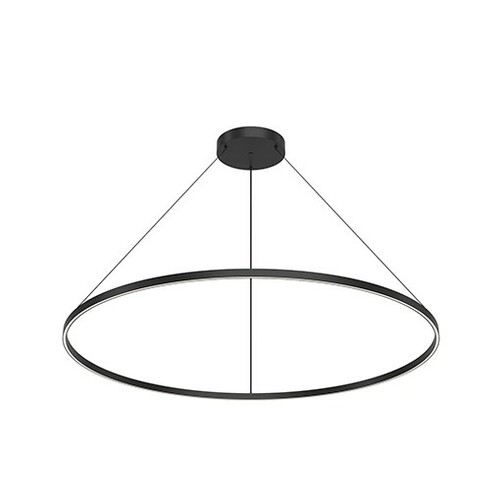 Cerchio Black LED Pendant by Kuzco Lighting