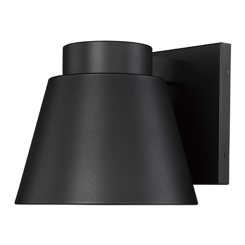 Z-Lite Asher Black LED Outdoor Wall Light by Z-Lite 544B-BK-LED