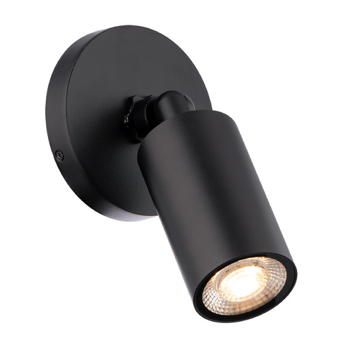 Cylinder LED Outdoor Wall Sconce in Black by WAC Lighting