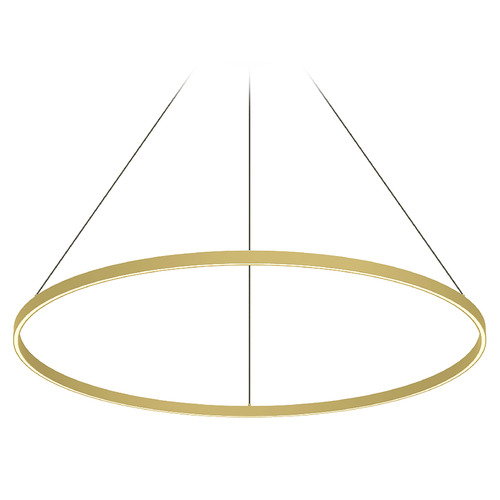 Kuzco Lighting Cerchio Brushed Gold LED Pendant Light