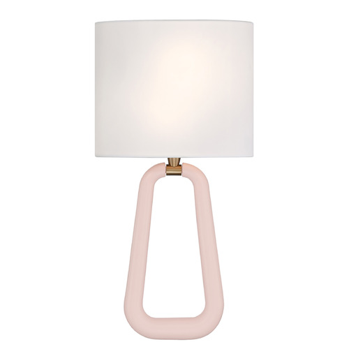 Crystorama Lighting Jori Aged Brass & Blush Sconce