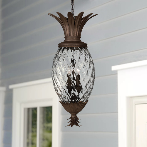 Plantation 28.50-Inch Outdoor Hanging Light in Copper Bronze by Hinkley Lighting