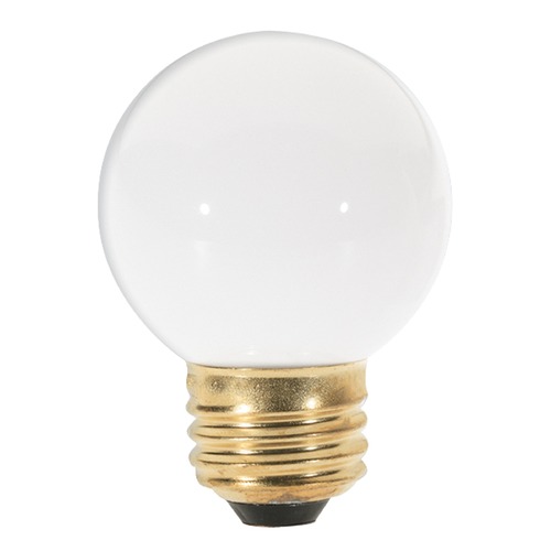Satco Lighting Incandescent G16.5 Light Bulb Medium Base 120V by Satco S3841