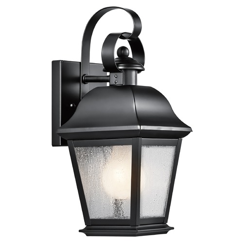 Mount Vernon 12.50-Inch Outdoor Wall Light in Black by Kichler Lighting