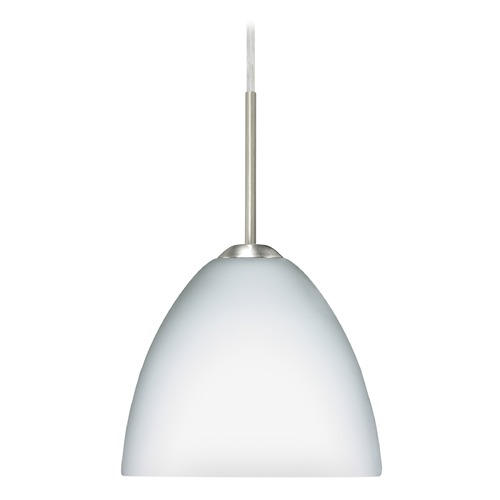 Besa Lighting Sasha II Satin Nickel LED Mini-Pendant Light