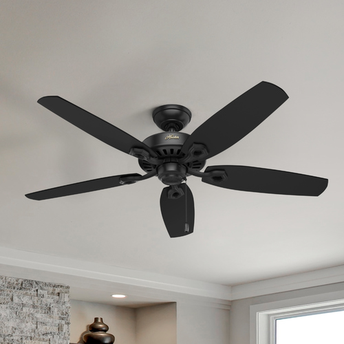 52-Inch Builder Elite Matte Black by Hunter Fan Company