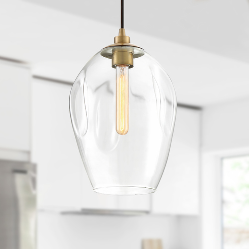 Nostalgia Weathered Brass Pendant by Quoizel Lighting