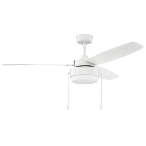 Craftmade Lighting Intrepid 52-Inch LED Fan in White by Craftmade Lighting INT52W3