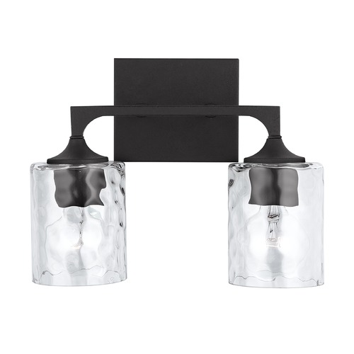 Clint 13.50-Inch Vanity Light in Black Iron by Capital Lighting