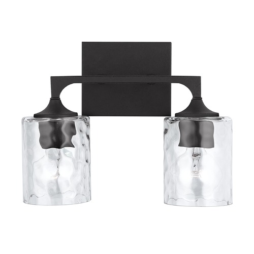 Capital Lighting Clint 13.50-Inch Vanity Light in Black Iron by Capital Lighting 137321BI-486