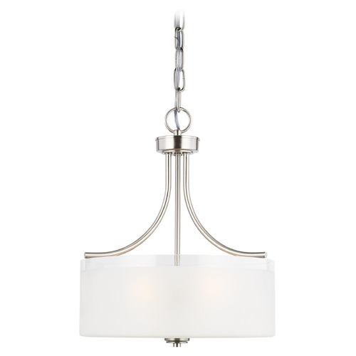 Generation Lighting Norwood Brushed Nickel Pendant by Generation Lighting 6539803-962