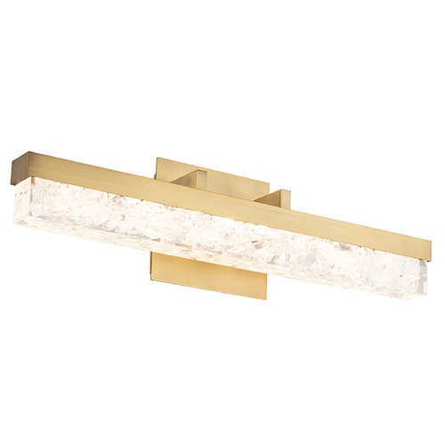 Minx Aged Brass LED Vertical Bathroom Light by Modern Forms