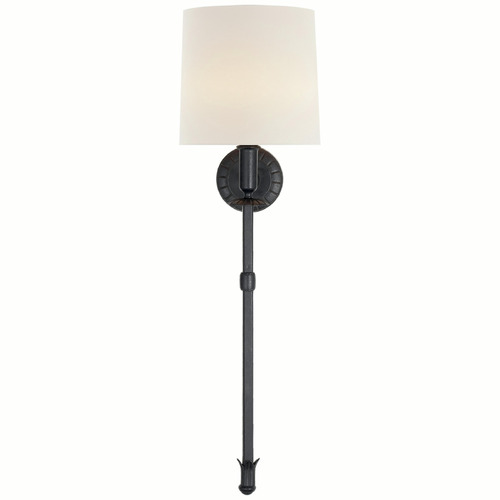 Visual Comfort Signature Collection Thomas OBrien Michel Tail Sconce in Aged Iron by VC Signature TOB2116AIL