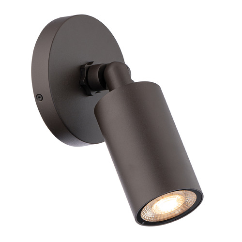 Cylinder LED Outdoor Wall Sconce in Bronze by WAC Lighting