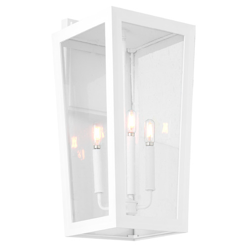 Quorum Lighting Bravo White Outdoor Wall Light by Quorum Lighting 715-10-6