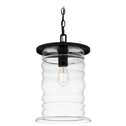 Quoizel Lighting Noland Matte Black Outdoor Hanging Light