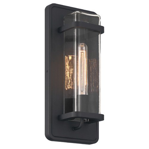Designers Fountain Pearl Street Black Outdoor Wall Light