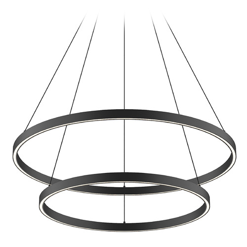 Kuzco Lighting Kuzco Lighting Cerchio Black LED Pendant Light CH87832-BK-UNV-010