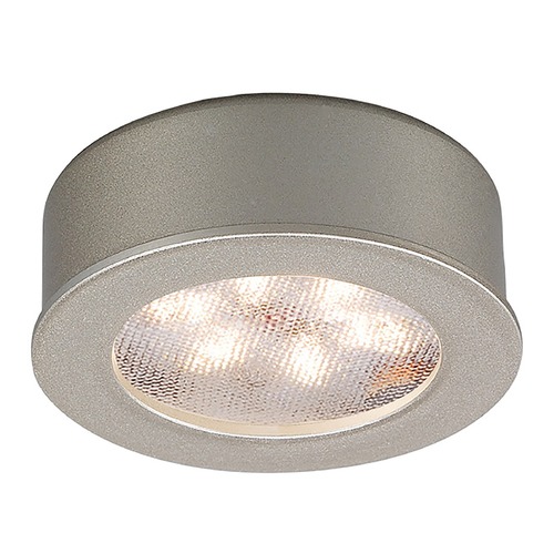 WAC Lighting LED Button Light Brushed Nickel LED Under Cabinet Puck Light by WAC Lighting HR-LED87-BN