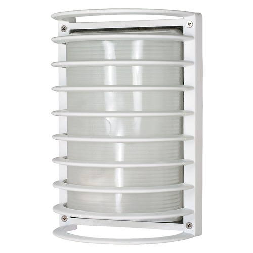 Semi Gloss White Outdoor Wall Light by Nuvo Lighting