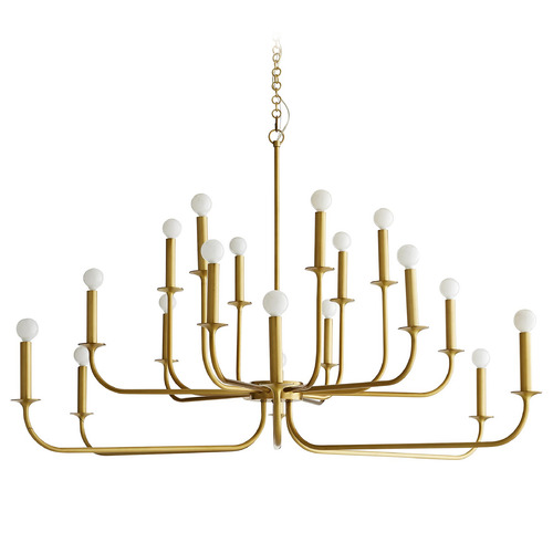 Arteriors Home Lighting Breck Large Chandelier in Antique Brass by Arteriors Home 89105