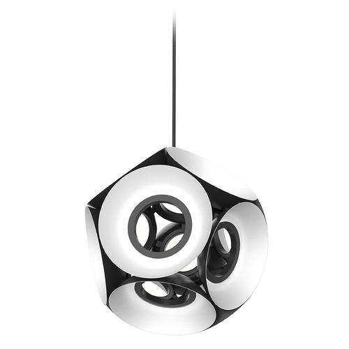 Kuzco Lighting Kuzco Magellan LED 31-3/8-Inch Black and White Chandelier CH51232-BK/WH