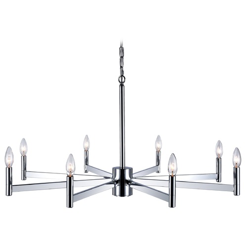 Matteo Lighting Euryale Chrome Chandelier by Matteo Lighting C52608CH