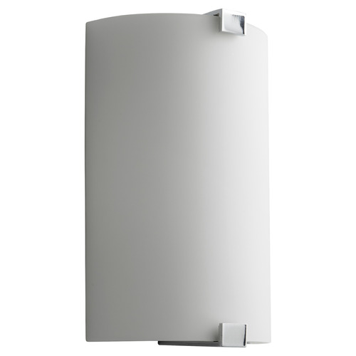 Oxygen Siren 12.5-Inch LED Glass Wall Sconce in Chrome by Oxygen Lighting 3-563-114